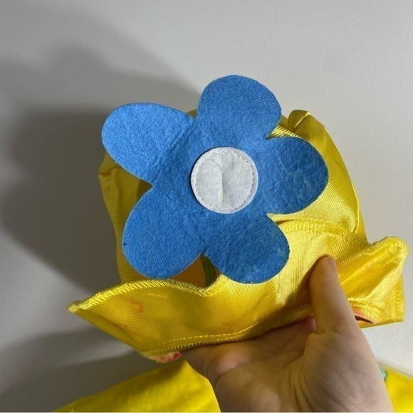 Disney Jojo’s Circus Clown Costume XS 4/5 Halloween Dress Up Play Hat Yellow - Picture 7 of 9